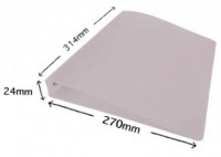 CLASSEUR SOUPLE 24X315 DOS 2CM 3ANNEAUX 15MM TRANSLUCIDE USA